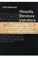 Papel FILOSOFIA LITERATURA ETCETERA