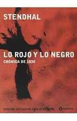 Papel LO ROJO Y LO NEGRO CRONICA DE 1830 (RUSTICO)