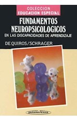 Papel FUNDAMENTOS NEUROPSICOLOGICOS EN LAS DISCAPACIDADES DE
