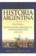 Papel REVOLUCION REPUBLICA CONFEDERACION 1806 1852 (TOMO 3) (  NUEVA HISTORIA ARGENTINA)