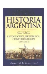 Papel REVOLUCION REPUBLICA CONFEDERACION 1806 1852 (TOMO 3) (  NUEVA HISTORIA ARGENTINA)