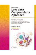 Papel PROGRAMA LEER PARA COMPRENDER Y APRENDER LIBRO TEORICO 5 Y 6 AÑO/GRADO
