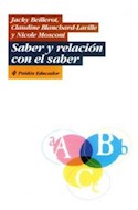 Papel SABER Y RELACION CON EL SABER (EDUCADOR 26134)