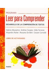 Papel PROGRAMA LEER PARA COMPRENDER DESARROLLO DE LA COMPRENSION DE TEXTOS LIBRO DE ACTIVIDADES