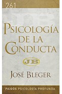 Papel PSICOLOGIA DE LA CONDUCTA (BIBLIOTECA DE PSICOLOGIA PROFUNDA 10261)