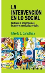 Papel INTERVENCION EN LO SOCIAL (COLECCION TRAMAS SOCIALES)