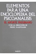 Papel ELEMENTOS PARA UNA ENCICLOPEDIA DEL PSICOANALISIS (CART  ONE)