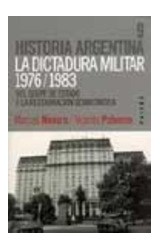 Papel DICTADURA MILITAR 1976 1983 DEL GOLPE DE ESTADO A LA RESTAURACION DEMOCRATICA (TOMO 9)