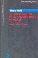 Papel INVESTIGACION DE LA COMUNICACION DE MASAS CRITICA Y PERSPECTIVAS 2 (INSTRUMENTOS 33002)