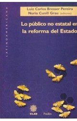 Papel LO PUBLICO NO ESTATAL EN LA REFORMA DEL ESTADO (LATINOAMERICANA 75005)