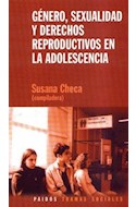 Papel GENERO SEXUALIDAD Y DERECHOS REPRODUCTIVOS EN LA ADOLESCENTES (TRAMAS SOCIALES 75220)