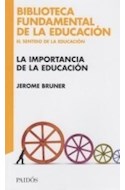 Papel IMPORTANCIA DE LA EDUCACION (BILBIOTECA FUNDAMENTAL DE LA EDUCACION 8060044)