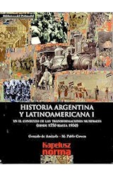 Papel HISTORIA ARGENTINA Y LATINOAMERICANA I 1750-1930