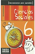 Papel CIENCIAS SOCIALES 6 KAPELUSZ BONAERENSE HERRAMIENTAS PARA APRENDER (NOVEDAD 2012)