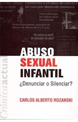 Papel ABUSO SEXUAL INFANTIL DENUNCIAR O SILENCIAR