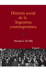 Papel HISTORIA SOCIAL DE LA ARGENTINA CONTEMPORANEA