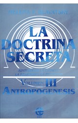 Papel DOCTRINA SECRETA VOLUMEN III ANTROPOGENESIS