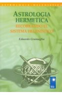 Papel ASTROLOGIA HERMETICA RECOBRANDO EL SISTEMA HELENISTICO (RUSTICA)