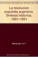Papel REVOLUCION POPULISTA ARGENTINA SINTESIS HISTORICA 1891