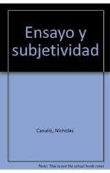 Papel ENSAYO Y SUBJETIVIDAD (MATERIALES DE CATEDRA - PSICOLOGIA)