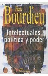 Papel INTELECTUALES POLITICA Y PODER (COLECCION ANTROPOLOGIA SOCIAL)