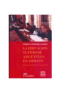 Papel EDUCACION SUPERIOR ARGENTINA EN DEBATE SITUACION PROBLE