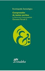 Papel COMPRENSION DE TEXTOS ESCRITOS LA TEORIA DE LA COMUNICA  BILIDAD (ENCICLOPEDIA SEMIOLOGICA)