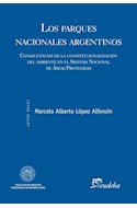 Papel PARQUES NACIONALES ARGENTINOS CONSECUENCIAS DE LA CONSTITUCIONALIZACION (FACULTAD DE DERECHO)
