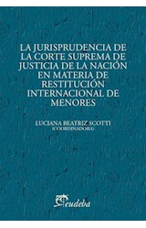 Papel JURISPRUDENCIA DE LA CORTE SUPREMA DE JUSTICIA DE LA NACION EN MATERIA DE REESTITUCION (DERECHO)