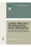 Papel CURSO PRACTICO DE REDACCION PARA ABOGADOS (COLECCION CUADERNOS 226)