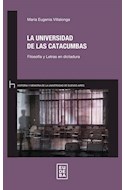 Papel UNIVERSIDAD DE LAS CATACUMBAS FILOSOFIA Y LETRAS EN DICTADURA