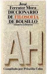 Papel DICCIONARIO DE FILOSOFIA DE BOLSILLO 1 A - H (ALIANZA BOLSILLO AB46)