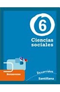 Papel CIENCIAS SOCIALES 6 SANTILLANA RECORRIDOS BONAERENSE [NOVEDAD 2011]