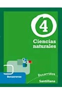 Papel CIENCIAS NATURALES 4 SANTILLANA RECORRIDOS BONAERENSE [NOVEDAD 2011]