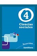Papel CIENCIAS SOCIALES 4 SANTILLANA RECORRIDOS NACION [NOVEDAD 2011]