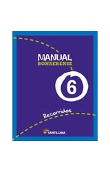 Papel MANUAL SANTILLANA 6 RECORRIDOS BONAERENSE (NOVEDAD 2012)