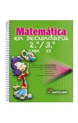 Papel MATEMATICA EN SECUNDARIA 2/3 SANTILLANA (2 CABA/3 ES) ( NOVEDAD 2012)