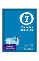 Papel CIENCIAS SOCIALES 7 SANTILLANA RECORRIDOS CIUDAD DE BUENOS AIRES (NOVEDAD 2012)