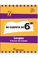 Papel MI CARPETA DE 6 LENGUA SANTILLANA (NOVEDAD 2012)