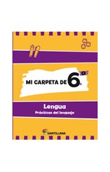 Papel MI CARPETA DE 6 LENGUA SANTILLANA (NOVEDAD 2012)