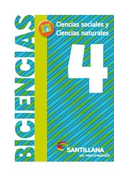 Papel BICIENCIAS 4 SANTILLANA EN MOVIMIENTO (NACION) (CIENCIAS SOC. Y CIENCIAS NAT.) (NOVEDAD 2017)