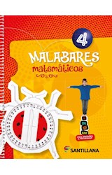 Papel MALABARES MATEMATICOS 4 SANTILLANA (ANILLADO) (NOVEDAD 2020)