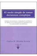 Papel MODO SIMPLE DE TOMAR DECISIONES COMPLEJAS