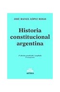 Papel HISTORIA CONSTITUCIONAL ARGENTINA (5 EDICION)