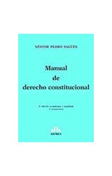 Papel MANUAL DE DERECHO CONSTITUCIONAL (2 EDICION ACTUALIZADA  Y AMPLIADA)