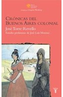 Papel CRONICAS DEL BUENOS AIRES COLONIAL  (NUEVA DIMENSION)