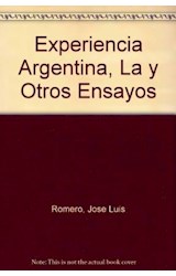 Papel EXPERIENCIA ARGENTINA Y OTROS ENSAYOS (NUEVA DIMENSION)