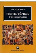 Papel TRISTES TOPICOS DE LAS CIENCIAS SOCIALES