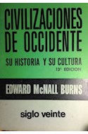 Papel CIVILIZACIONES DE OCCIDENTE -2TOMOS-SU HISTORIA Y SU