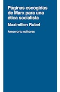 Papel PAGINAS ESCOGIDAS DE MARX PARA UNA ETICA SOCIALISTA [2 TOMOS]
